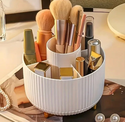 360 Rotating Makeup Brushes Holder