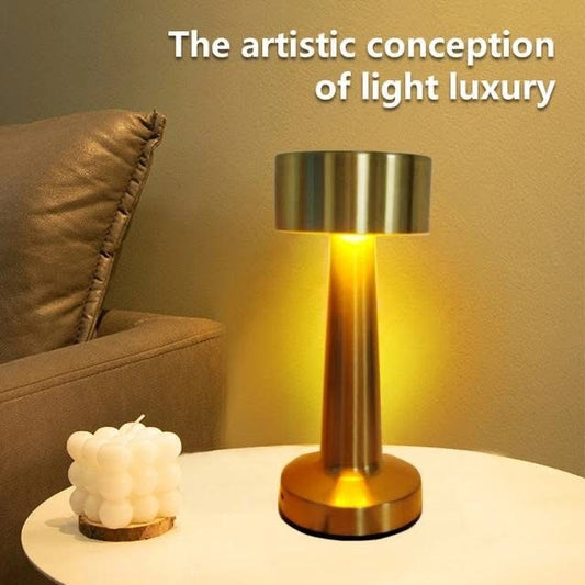 Led 3 Colours Rechargeable Touch Lamp