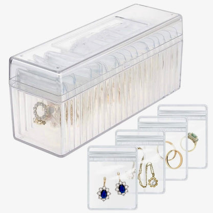 Acrylic Organizer with 20pcs Ziplock bags