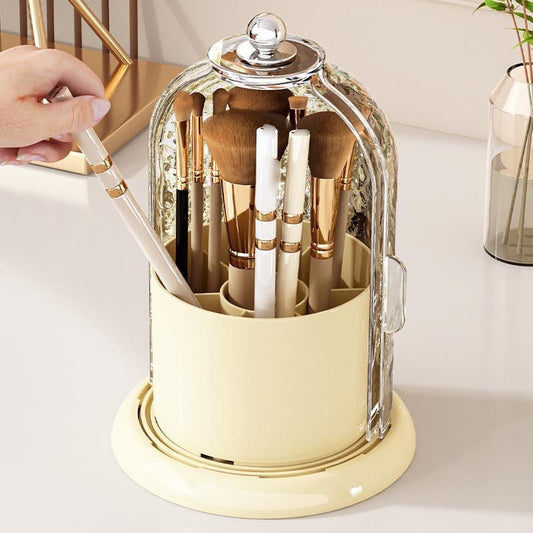 Rotating Makeup Brushes Holder