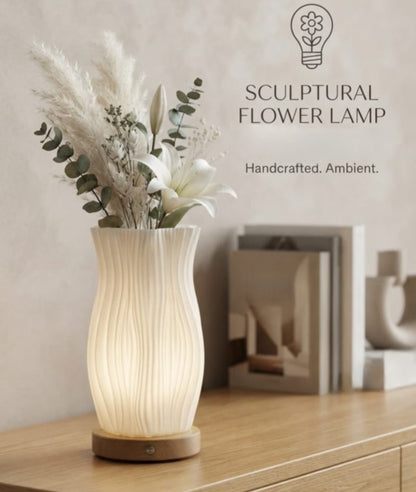 Led Flower Vase Lamp for Home Decor