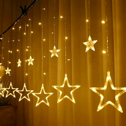Star and Moon Fairylights for Home Decor