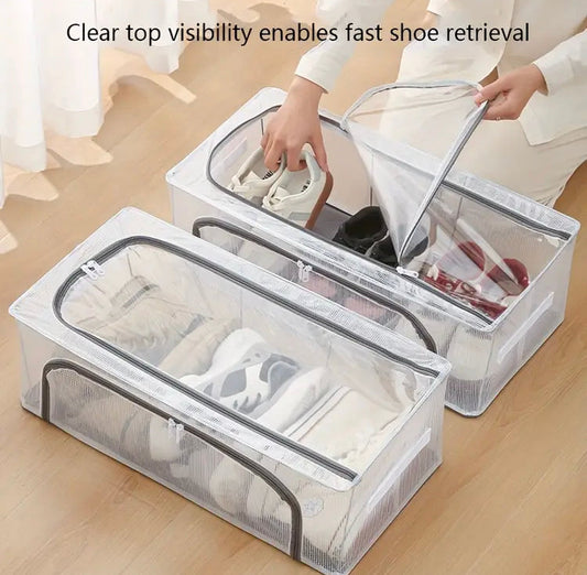1 Pc Foldable Shoes Storage Dustproof Organizer