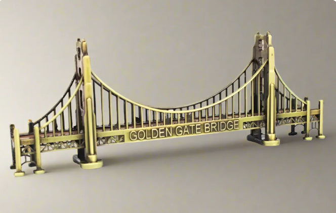 Metal Golden Gate Bridge Model For Decoration