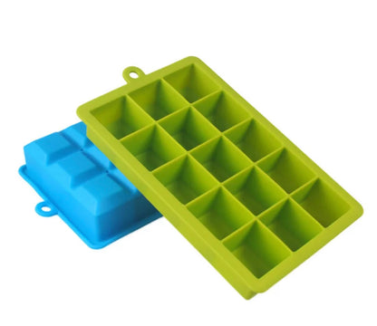 15 Grids Silicone Ice Cubes Tray Mold