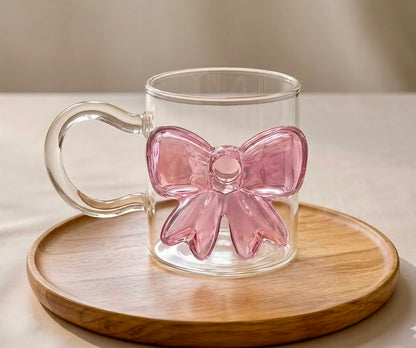 550ml Bow Coffee Glass with Handle
