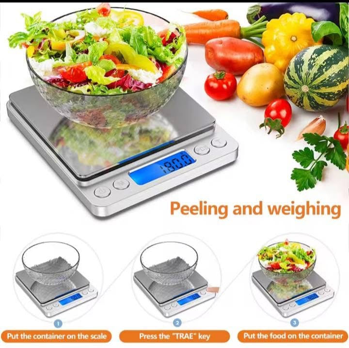 Digital Kitchen Scale with Lcd Display 3000g/0.1g
