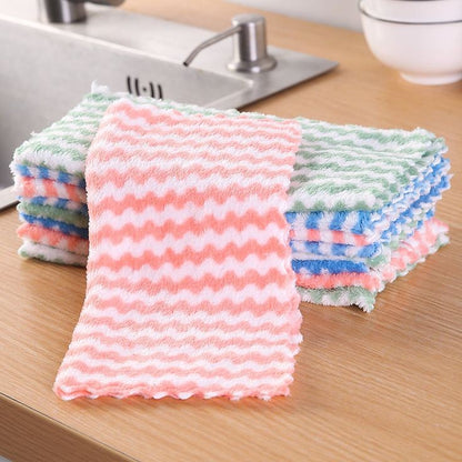 4 Pcs Absorbent Soft Cleaning Towel