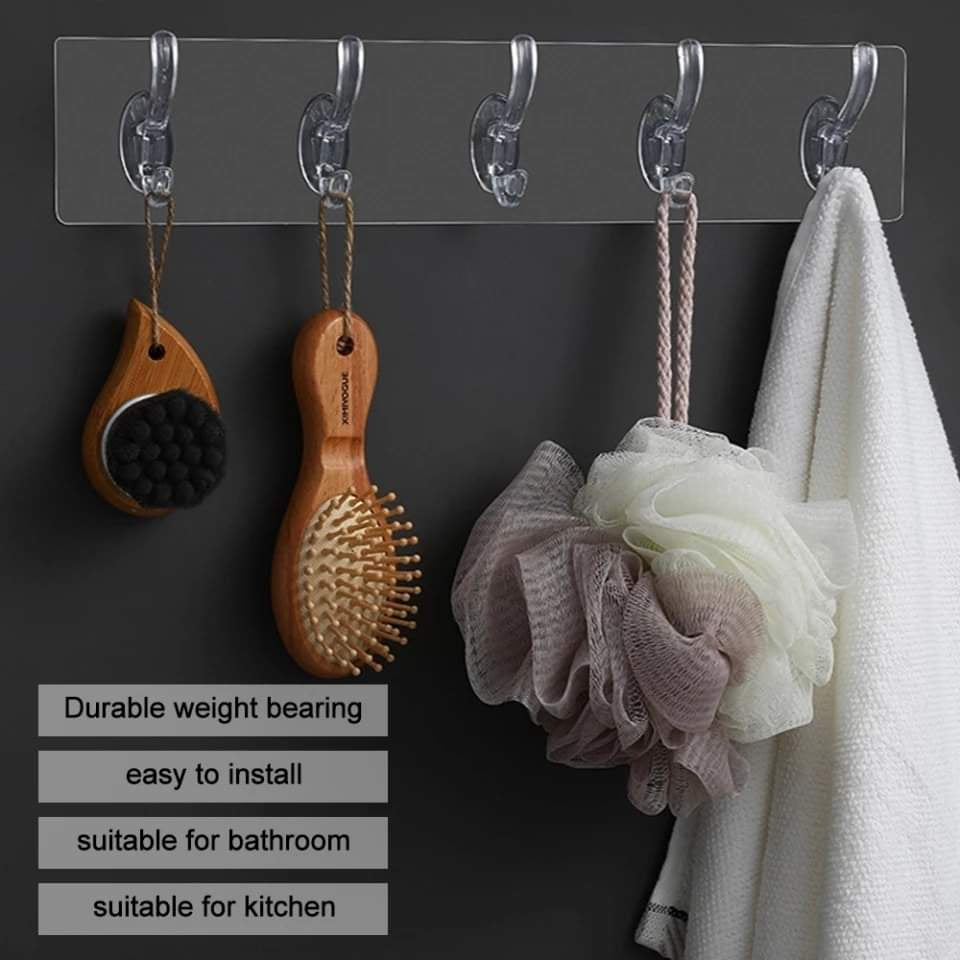 Transparent Silicone Wall Hook