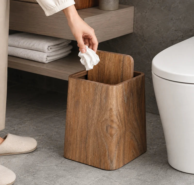 Square Design Dustbin with Flip Lid (Best Quality)
