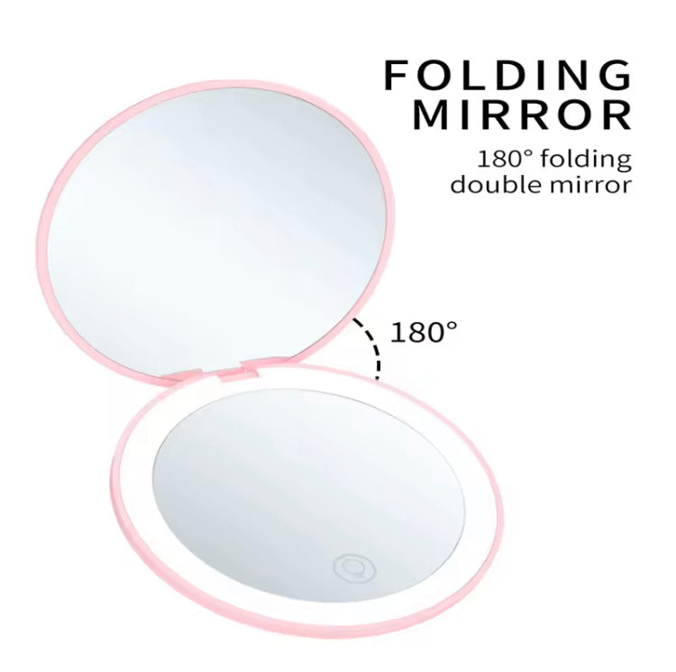 LED Light Rechargeable Pocket Mirror