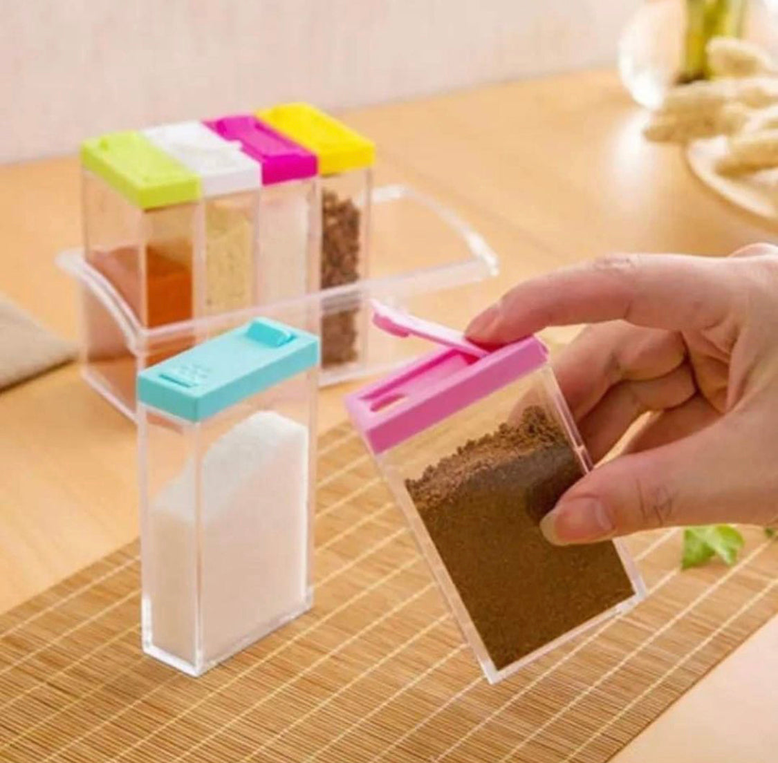 6 Pcs Kitchen Spices Box