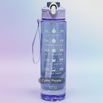 900ml Leakproof Water Bottle with Straw