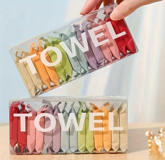 14pcs Compressed Towels Set