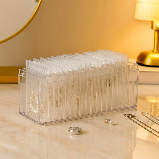 Acrylic Organizer with 20pcs Ziplock bags
