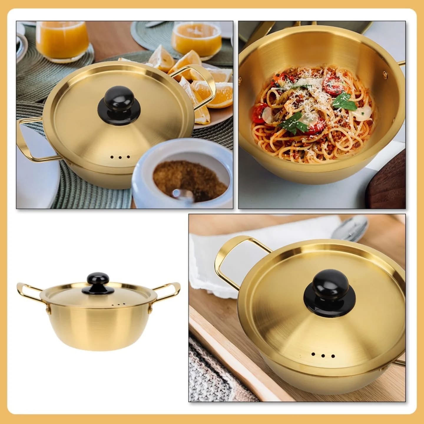 Stainless Steel Pot with Lid