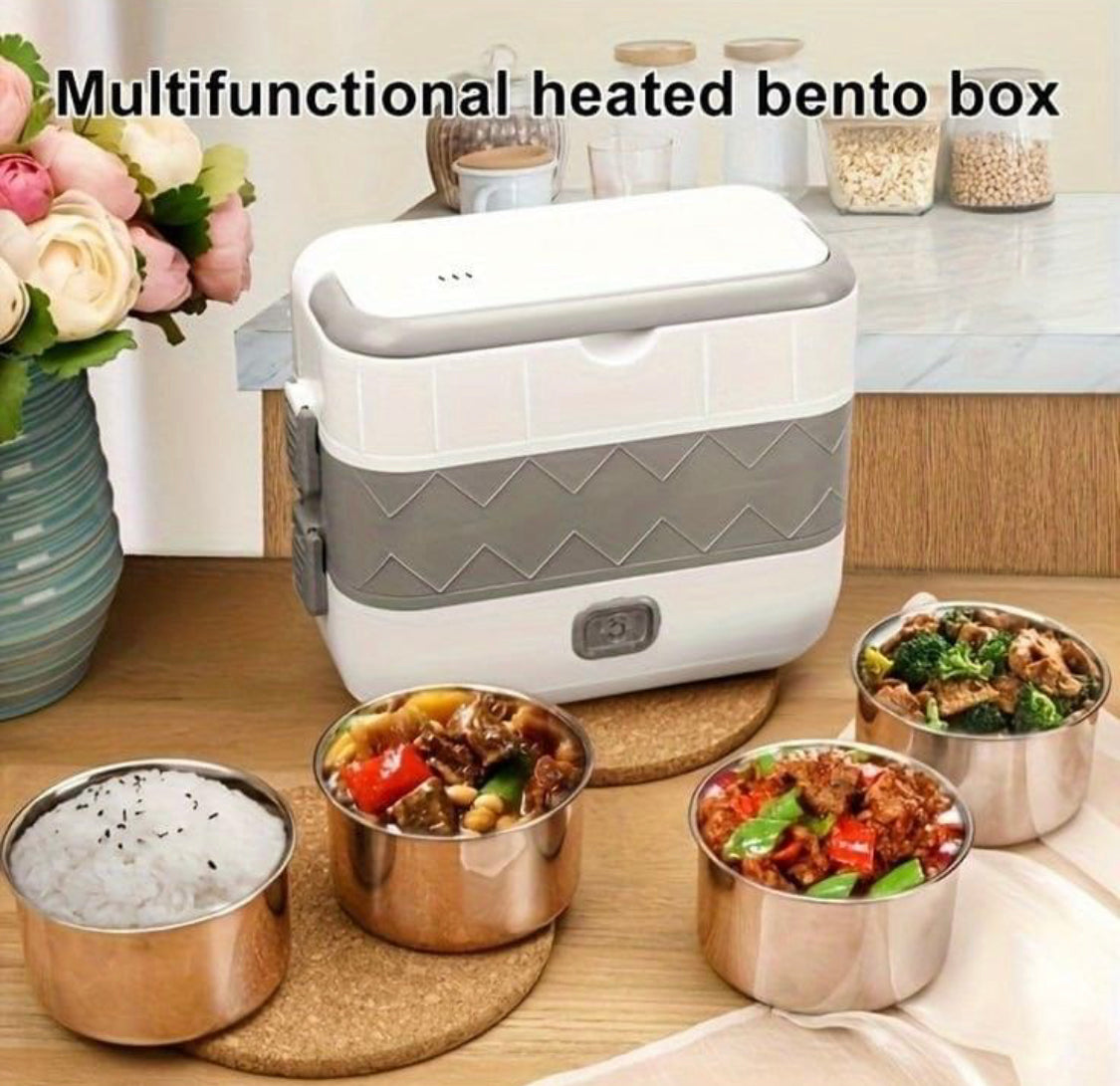 2 Layer Portable Electric Heating Lunch Box