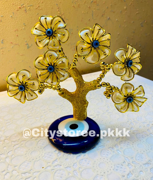 New Golden Flower Design Decoration Showpiece For Home Decoration.