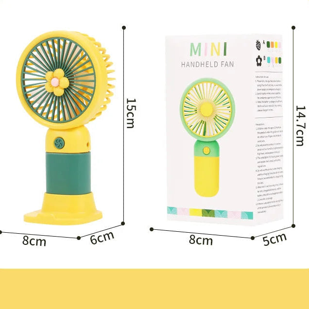 Portable Flower Hand Fan