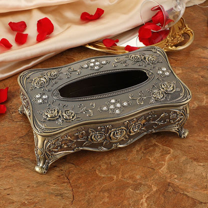 Metal Antique Tissue Box