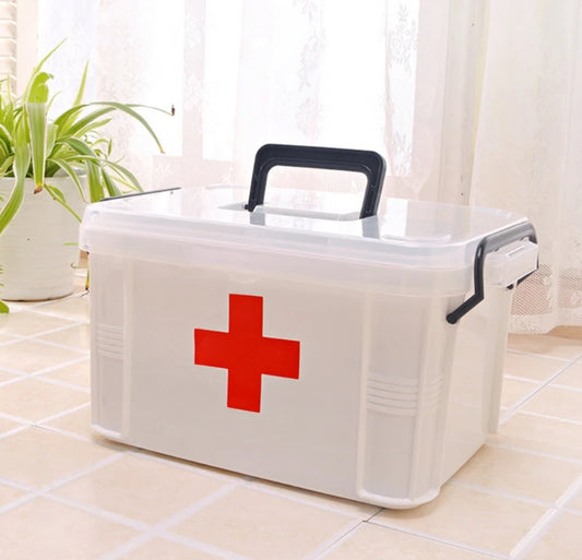 Double Layer Medicine Storage Box