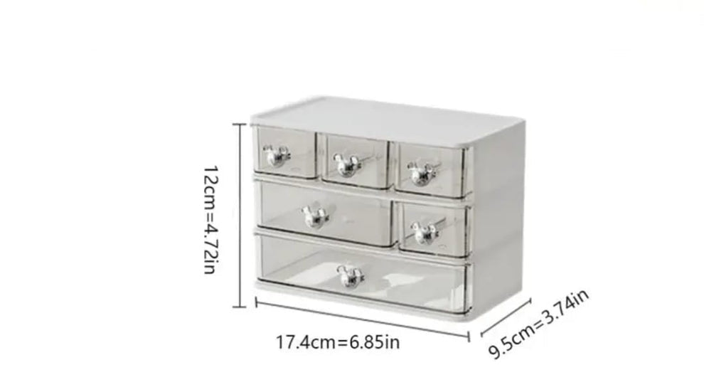 Acrylic Makeup Organizer with Drawers