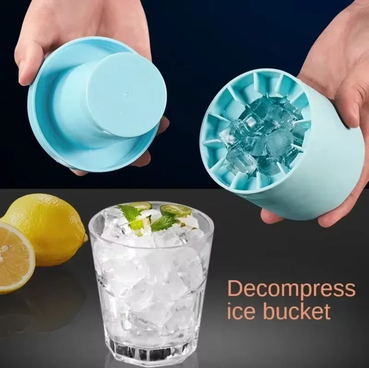 Silicone Ice Bucket Mold Maker