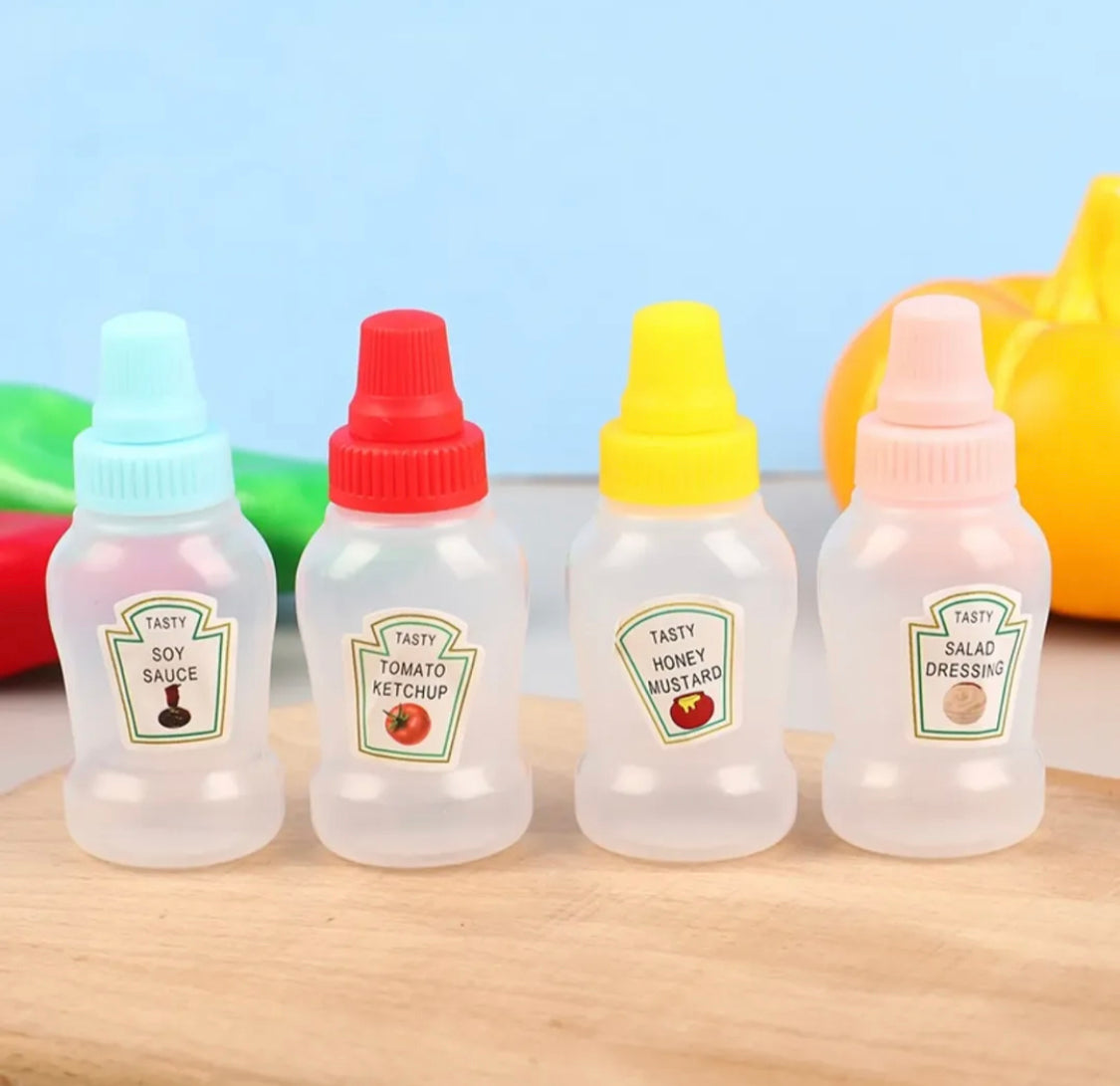 Pack of 2 Mini Ketchup Sauce Bottle