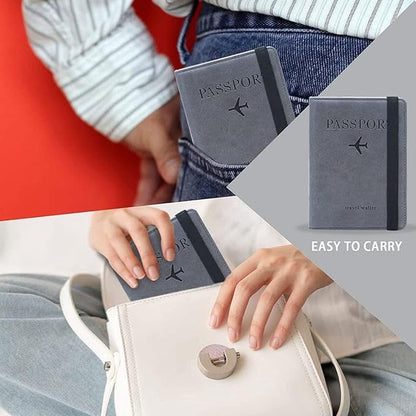 Travel Passport Wallet with Card Holder
