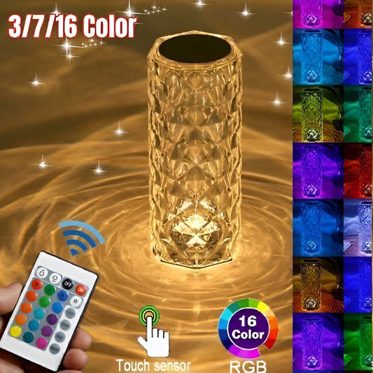 16 Colours Changeable Lamp with Remote Control