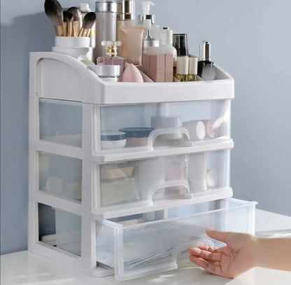 3 Drawers Cosmetic Makeup Organizer