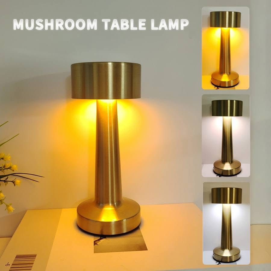 Led 3 Colours Rechargeable Touch Lamp