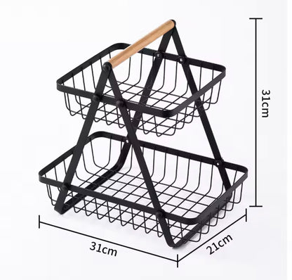 2 Tier Fruit Basket (Best Quality)
