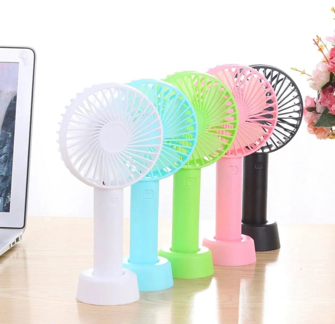 Rechargeable Hand Fan with Stand