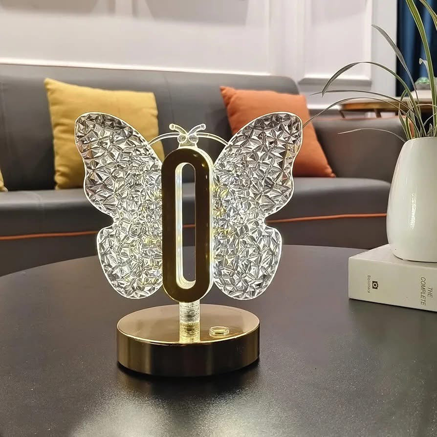 Rechargeable Butterfly 3 modes Touch Sensor Lamp
