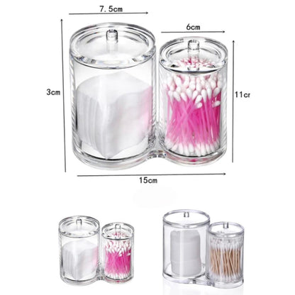 2 pcs Cotton Swab Holder Organizer