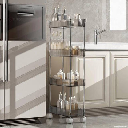 4 Layer Multipurpose Acrylic Trolley