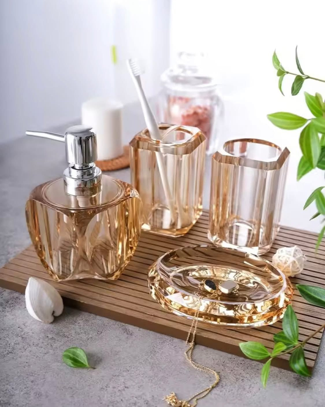 4 Pcs Bathroom Set (Best Quality)