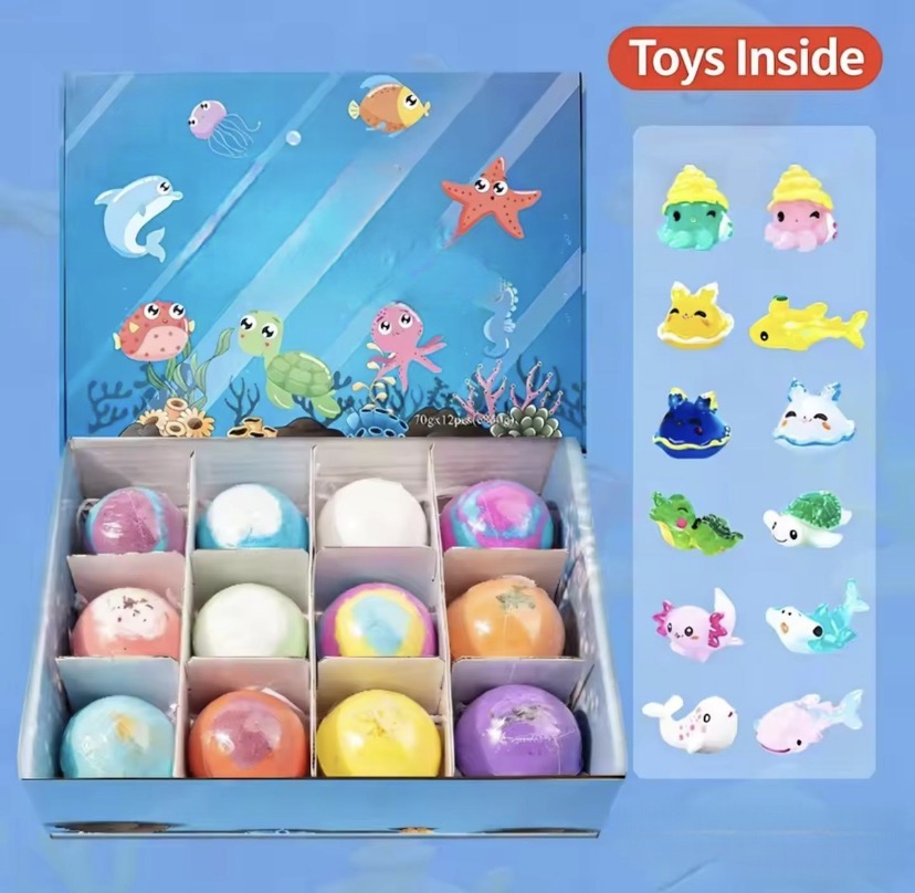 Kids Bubble Bath Gift (Toys Inside)