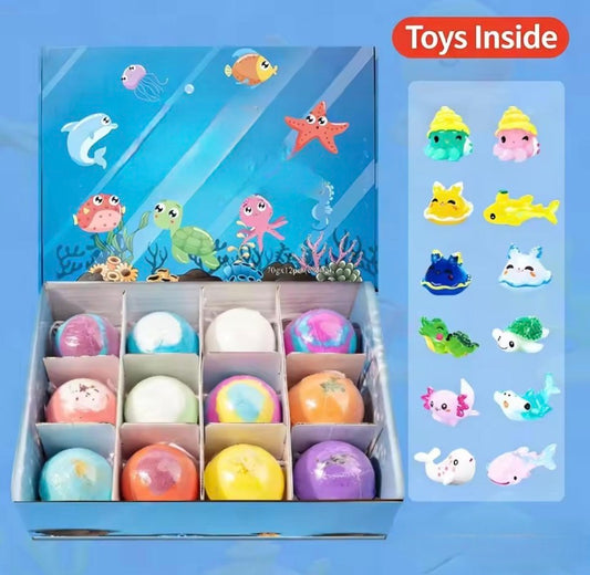 Kids Bubble Bath Gift (Toys Inside)