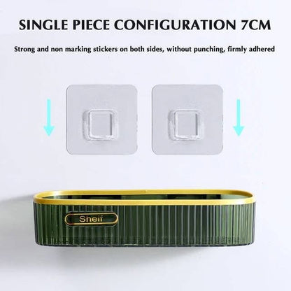 Acrylic Luxury Wall Mounted Corner Shelf Rack