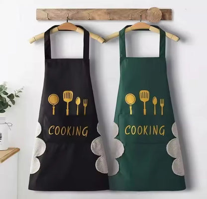 Waterproof Cooking Apron with Pockets