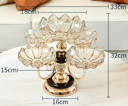 Rotating Dry Fruit Plate Stand