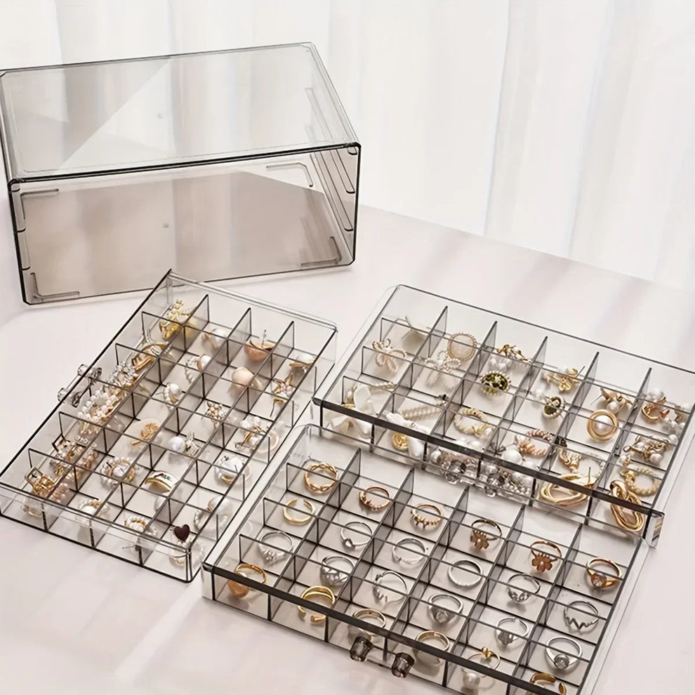 72 Grids Acrylic Jewellery Organizer