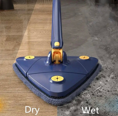 360 Rotation Triangle Dry & Wet Cleaning Mop