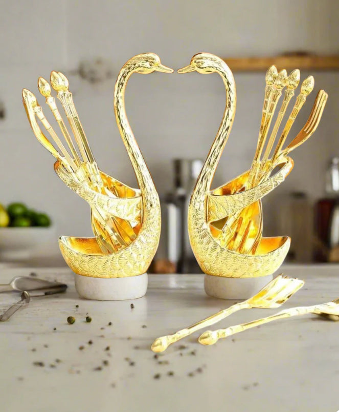 Golden Metal Duck Spoons Best Quality