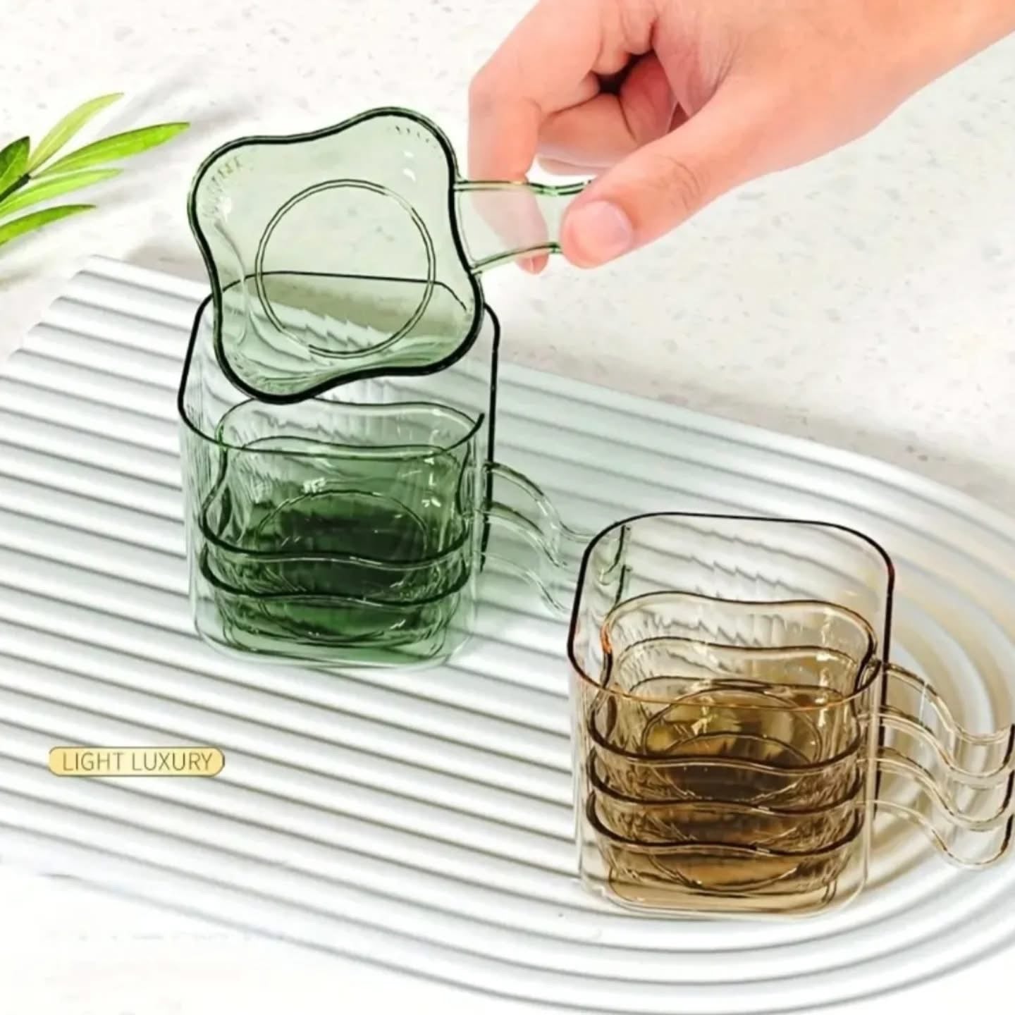 6 Pcs Serving Plates with Stand
