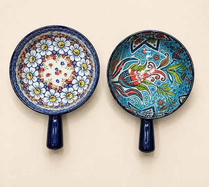 Ceramic Serving Ramen Bowl with Handle