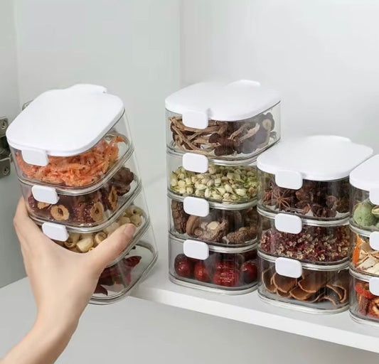 Airtight Spice Jars Container with Lid