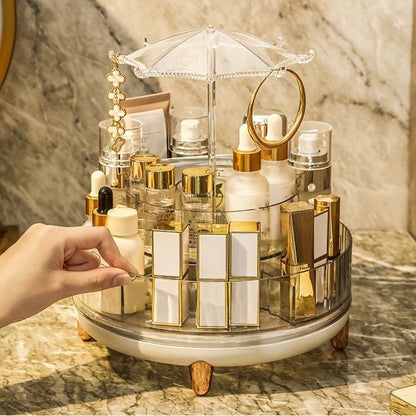 360 Rotation Acrylic Makeup Organizer